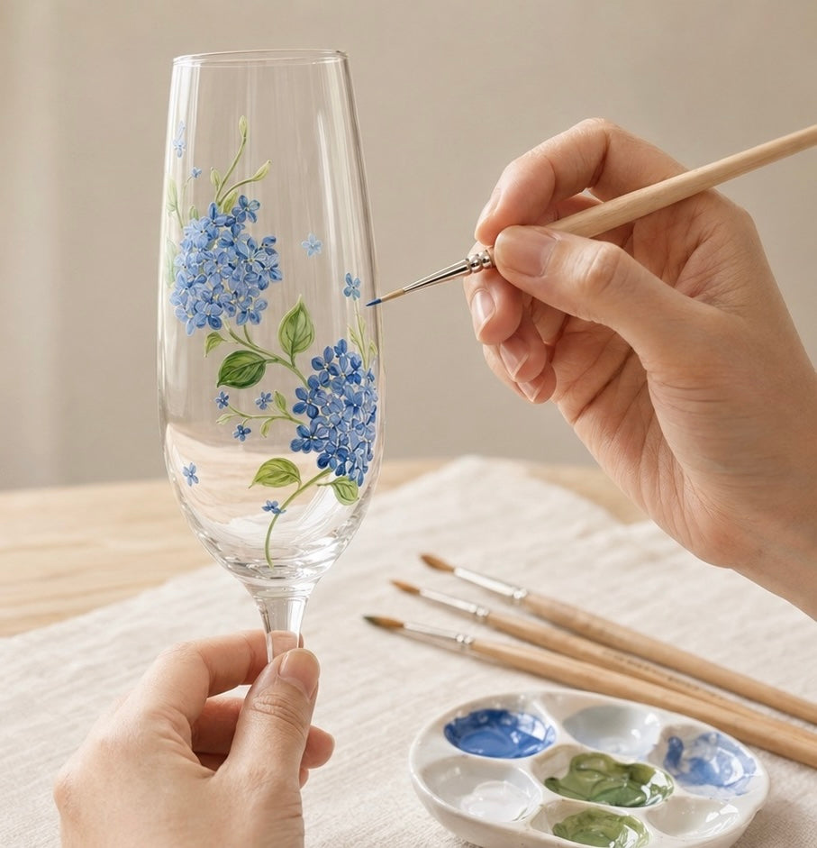 SonviaStudio hand painting process